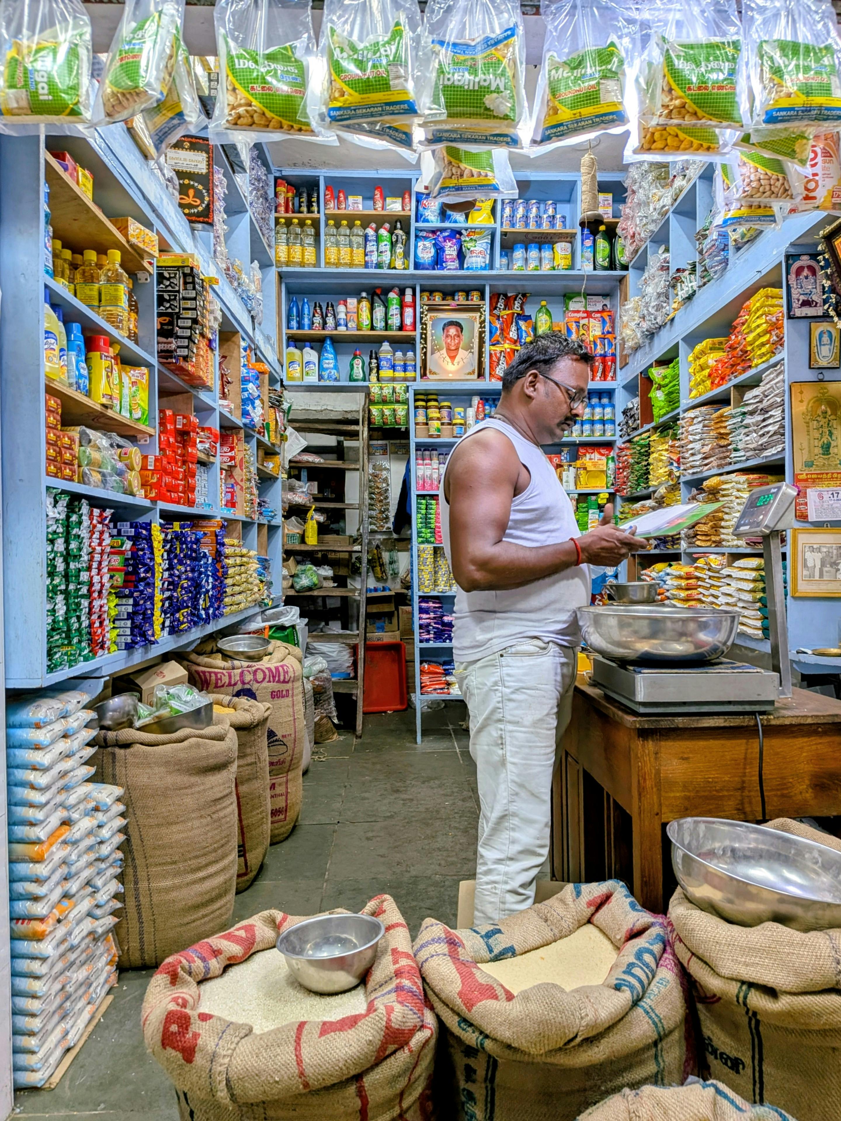 Present retail shops have more distributors than customers.  product